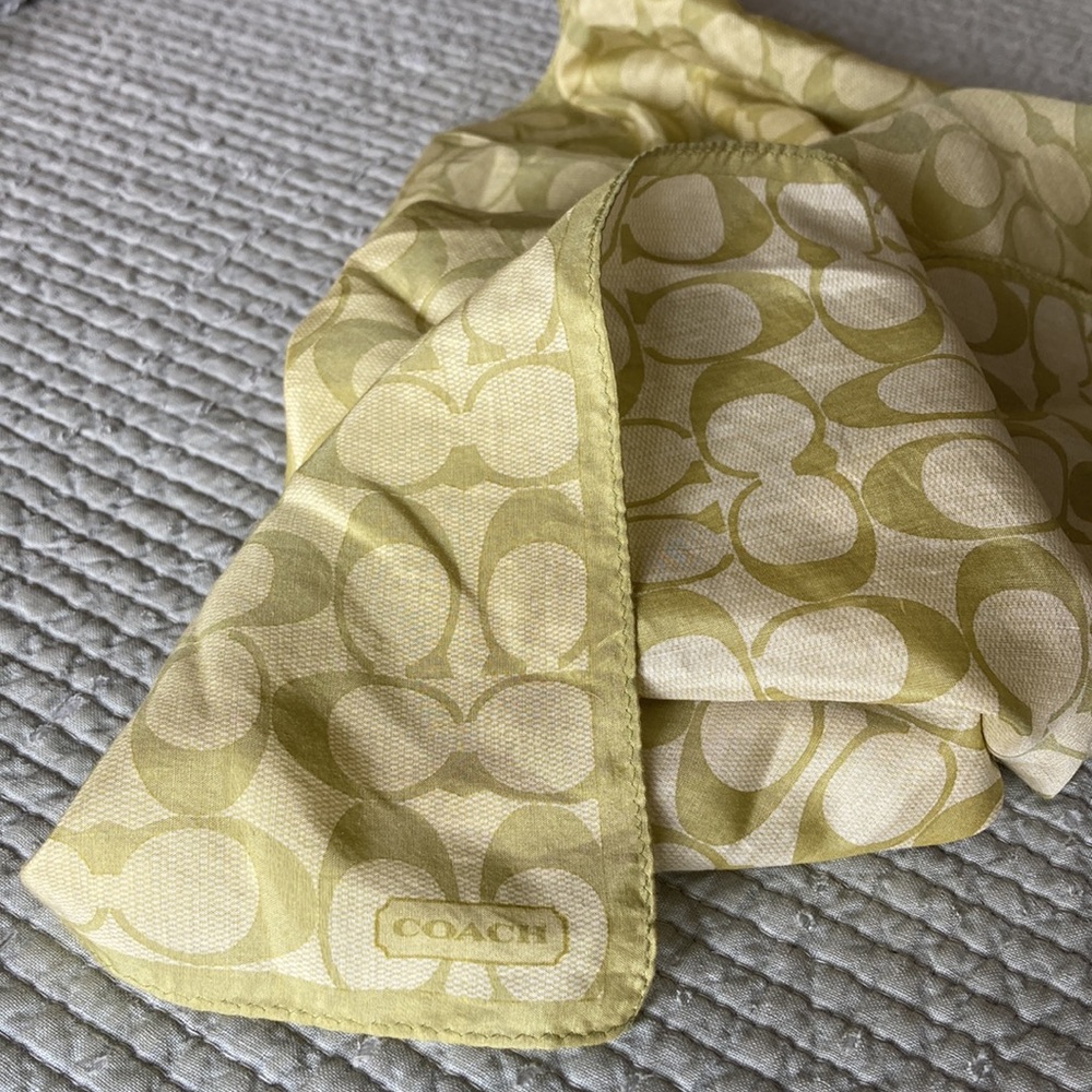 Vintage Coach Silk Scarf